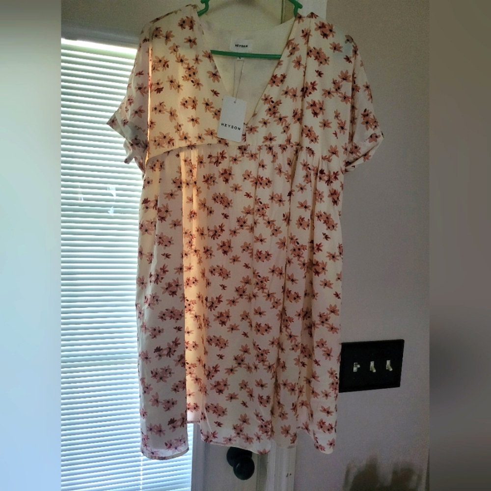 Heyson Floral dress Size Large